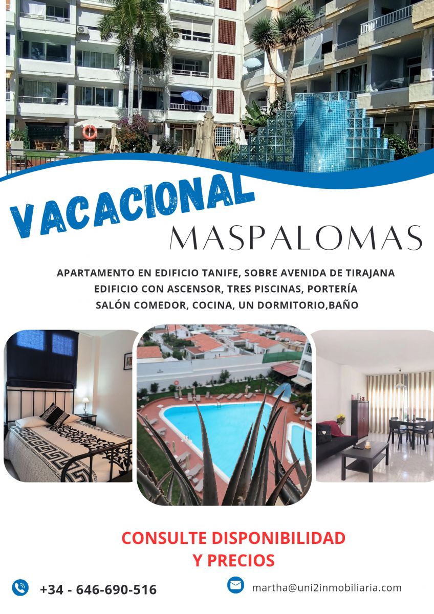 OFERTA EN ZONA SUR DE GRAN CANARIA